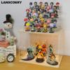 LANSCOERY LED Lighted Acrylic Display Case, 6 Tier Display Box for Collectibles and Action Figures, Clear Dustproof Organizer with Wooden Base  22.8x11.9x14.7inch view 3
