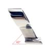 2 Pcs 60 Marine Boat 316 Stainless Steel 7/8" Hand Rail Fitting Left Front Support Bracket Stanchion Hardware for 22mm Tube (2, 7/8inch) view 3