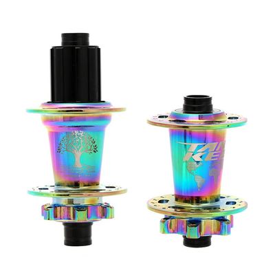 KOVBOX Mountain Bike Hubs 32 36 Holes Disc Brake MTB Hub Thru Axle Bicycle Bearing Hub Set Front 15x100mm Rear 12x142mm 7 8 9 10 11 12 Speed (Color : Colorful, Size : 36 Hole)