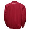 Franchise Club Men's Big Logo Windshell V-Neck Pullover Jacket (Wisconsin, Medium) view 2