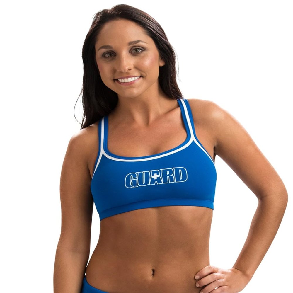 Dolfin Women's Solid 2-Piece Top Royal M
