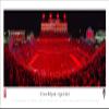NC State Football, Light It Red - Unframed Poster by Blakeway Panoramas view 1