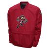 Franchise Club Men's Big Logo Windshell V-Neck Pullover Jacket (Ohio State, Large) view 1