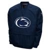 Franchise Club Men's Big Logo Windshell V-Neck Pullover Jacket (Penn State, Large) view 1