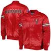 STARTER Men's Red Tampa Bay Buccaneers The Pick and Roll Full-Snap Jacket view 1