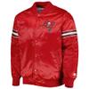 STARTER Men's Red Tampa Bay Buccaneers The Pick and Roll Full-Snap Jacket view 2