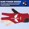 ANIMSWORD Breathable and Comfortable Billiard Pool Gloves Fits on Left Hand or Right Hand 3 Finger for Snooker Cue Sport Glove. view 2