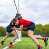 FORZA Rugby Ruck & Roll Pads Junior/Senior Sizes | Rugby Training Equipment for Clearing/Ball Presentation/Counter Rucking | C-Shape Rugby Tackle Bags (Junior) view 2