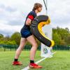 FORZA Rugby Ruck & Roll Pads Junior/Senior Sizes | Rugby Training Equipment for Clearing/Ball Presentation/Counter Rucking | C-Shape Rugby Tackle Bags (Junior) view 4