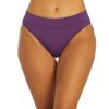 Dolfin Women's Solid Moderate Cut Brief Eggplant L view 1