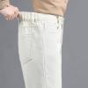 Fleece Lined Leggings Women High Waisted Thick Warm Soft Thermal Hiking Yoga Pants Lounge Pants Fluffy Sleepwear Beige view 4