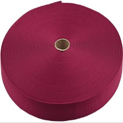 3/4 Inch Burgundy Heavy Plus Nylon Webbing Closeout, 50 Yards