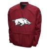 Franchise Club Men's Big Logo Windshell V-Neck Pullover Jacket (Arkansas, XX-Large) view 1