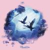 The Way of Water Pandora Flying Orb Girls Short Sleeve Tee Shirt, Light Pink, Small view 2