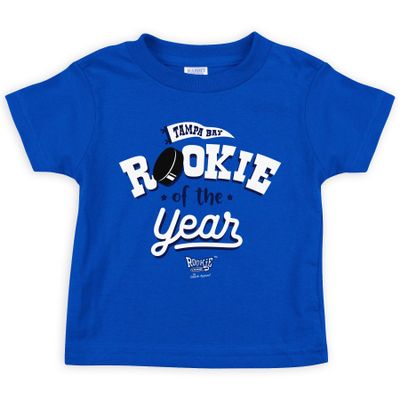 Rookie of The Year Baby Apparel for TB Hockey Fans (NB-7T) (Royal Toddler Tee, 5/6T)