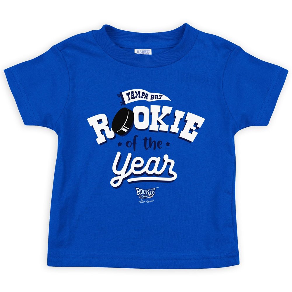 Rookie of The Year Baby Apparel for TB Hockey Fans (NB-7T) (Royal Toddler Tee, 5/6T)