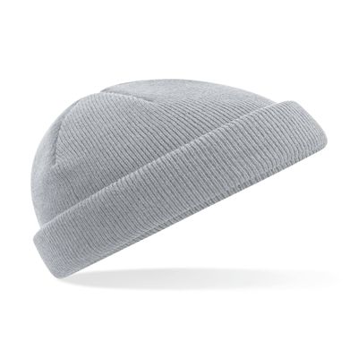 COOZO Recycled Mini Fisherman Beanie - Light Grey - One Size