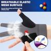 ANIMSWORD Breathable and Comfortable Billiard Pool Gloves Fits on Left Hand or Right Hand 3 Finger for Snooker Cue Sport Glove. view 3
