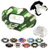 COOLLO SPORTS Lip Guard Mouthguard MAXX/Might Football and High Impact Sports Lip Protector for Adults & Youth (Strap Included) (Camo -Green -(Two Layers), with Case (Adult 8+)) view 1