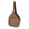 Lady Conceal Marley Leather Concealed Carry Sling Backpack for Women, Locking Zippers, RFID Organizer & Universal Holster (Cognac) view 2