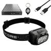 Outdoor Combo: Nitecore NU33 Triple Output USB-C Rechargeable Headlamp- 700 Lumens w/ NB10000 10,000mAh PowerCharger and Eco-Sensa Keychain Light view 1