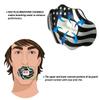 COOLLO SPORTS Lip Guard Mouthguard MAXX/Might Football and High Impact Sports Lip Protector for Adults & Youth (Strap Included) (American Flag -Silver -(Two Layers), with Case (Adult 8+)) view 2