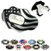 COOLLO SPORTS Lip Guard Mouthguard MAXX/Might Football and High Impact Sports Lip Protector for Adults & Youth (Strap Included) (American Flag -Silver -(Two Layers), Without Case (Adult 8+)) view 1