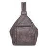 Lady Conceal Marley Leather Concealed Carry Sling Backpack for Women, Locking Zippers, RFID Organizer & Universal Holster(Gray) view 1