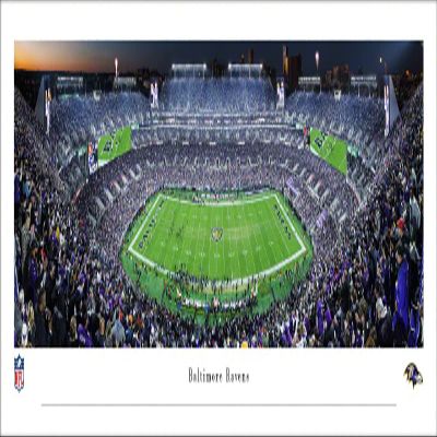 Baltimore Ravens Football - Unframed 40 x 13.5 Poster by Blakeway Panoramas