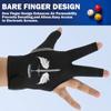 ANIMSWORD Breathable and Comfortable Billiard Pool Gloves Fits on Left Hand or Right Hand 3 Finger for Snooker Cue Sport Glove. view 2