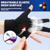 ANIMSWORD Breathable and Comfortable Billiard Pool Gloves Fits on Left Hand or Right Hand 3 Finger for Snooker Cue Sport Glove. view 3
