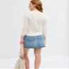GAP Crewneck Cardigan Snowflake Milk XL view 2