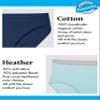 Fruit of the Loom Women's Eversoft Cotton Hipster Underwear, Tag Free & Breathable, Hipster - 12 Pack - White/Black/Blue, 5 view 2