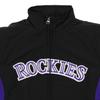 Outerstuff MLB Boys Youth (8-20) Double Climate Full Zip Jacket, Colorado Rockies, Medium (10-12) view 2