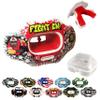 COOLLO SPORTS Lip Guard Mouthguard MAXX/Might Football and High Impact Sports Lip Protector for Adults & Youth (Strap Included) (Fight On -(Two Layers), with Case (Adult 8+)) view 1