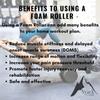 Nyack Exchange's High-Density Round Packable Foam Roller for Exercise, Massage, Muscle Recovery - 12" view 3
