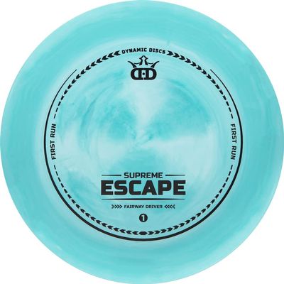 Dynamic Discs First Run Supreme Escape Fairway Driver Golf Disc [Colors Will Vary] - 173-176g