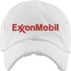 ALLNTRENDS Exxon Mobil Dad Hat Embroidery Adjustable Embroidered Cap (White) view 1