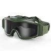 xaegistac Airsoft Anti fog Goggles Adjustable Military Tactical Glasses with Interchangeable Lenses,Ballistic Goggles for Shooting Hunting view 1