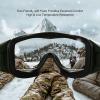 xaegistac Airsoft Anti fog Goggles Adjustable Military Tactical Glasses with Interchangeable Lenses,Ballistic Goggles for Shooting Hunting view 4