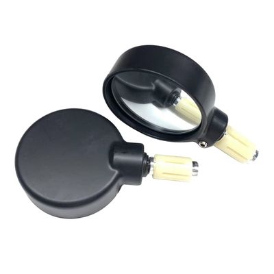 ihreesy 2 Pieces Motorcycle Handlebar Mirrors,Adjustable Rear View Mirror Wide Angle Motorcycle Side Mirrors Aluminum Alloy Rearview Mirror for Motorcycle