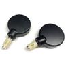 ihreesy 2 Pieces Motorcycle Handlebar Mirrors,Adjustable Rear View Mirror Wide Angle Motorcycle Side Mirrors Aluminum Alloy Rearview Mirror for Motorcycle view 2