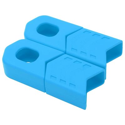 Bicycle Crank Protector, 4pcs Universal Bike Crank Protector Crankset Silicone Bicycle Crank Arm Boot Gear Covers Bike Cranksets Crank Boot Protectors Crank Protector Mountain Bike Crank Covers(Blue)