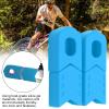 Bicycle Crank Protector, 4pcs Universal Bike Crank Protector Crankset Silicone Bicycle Crank Arm Boot Gear Covers Bike Cranksets Crank Boot Protectors Crank Protector Mountain Bike Crank Covers(Blue) view 4