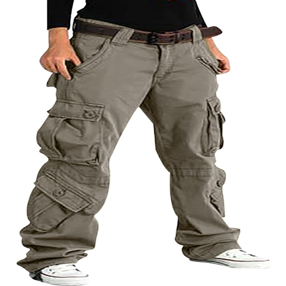 CHARTOU Women's Casual Work Cargo Pants with Multi Pockets Hiking Tactical Military Long Trousers (12,Dark Grey)