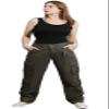 CHARTOU Women's Casual Work Cargo Pants with Multi Pockets Hiking Tactical Military Long Trousers (12,Dark Grey) view 4