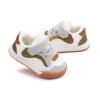 Baby Boy Girl Shoes Infant Non Slip Sneakers Breathable Lightweight Toddler First Walking Shoes 6 12 18 24 Months(18-24 Months, C-Gold) view 2