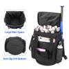 Goburos Baseball Ball Bucket with Large Capacity, Softball Coach Bag with Anti-Slip EVA Bottom, Space for Bat, Gloves, Scoreboards and Other Accessories view 2