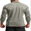 CQR Men's Polo Shirt, Long Sleeve Tactical Shirts, Outdoor UPF 50+ Pique Shirt, Dry Fit Lightweight Golf Shirts, Frost Essential Long Light Grey, X-Large view 3