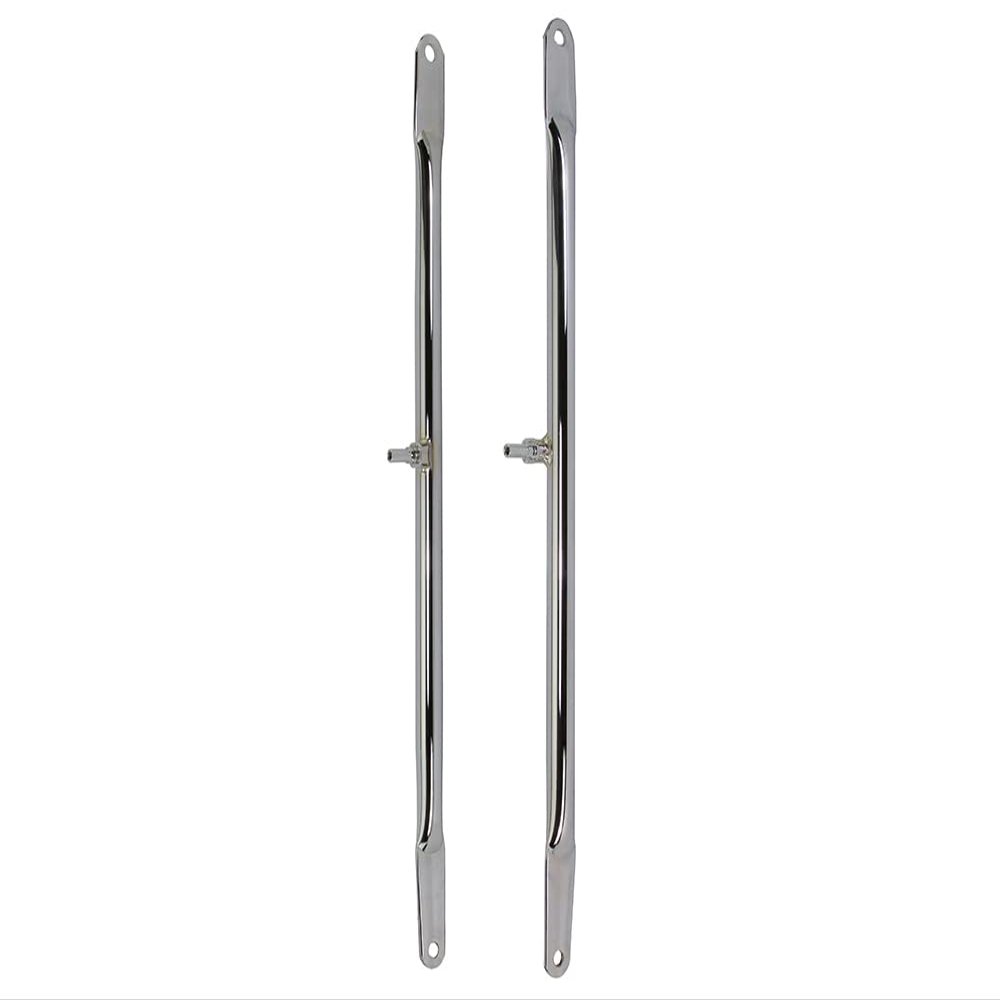 Lowrider Bike 26 Round Spring Fork Bars W/Pivot Chrome.